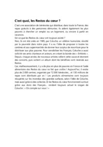 20230118Les restos du Coeurのサムネイル