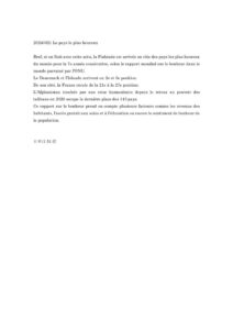 20240321 Le pays le plus heureuxのサムネイル