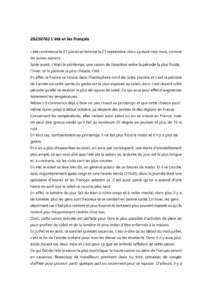 20230702 L’été et les françaisのサムネイル